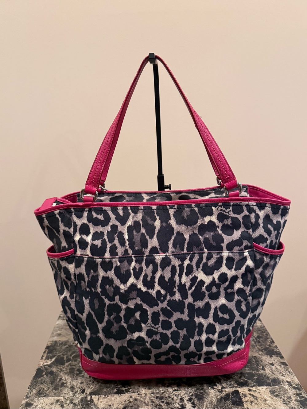 ❌SOLD❌ Coach Ocelot Print Tote & Matching Wallet/Wristlet Set - Picture 4 of 16